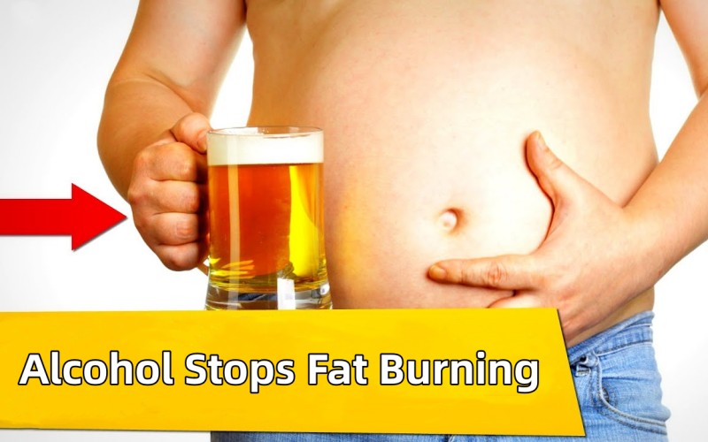 Alcohol Stops Fat Burning